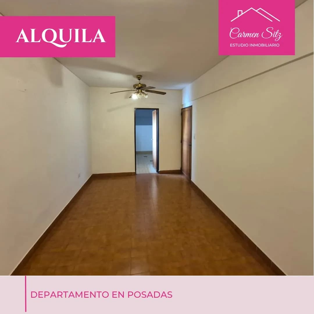 Departamento amplio y vacío en alquiler