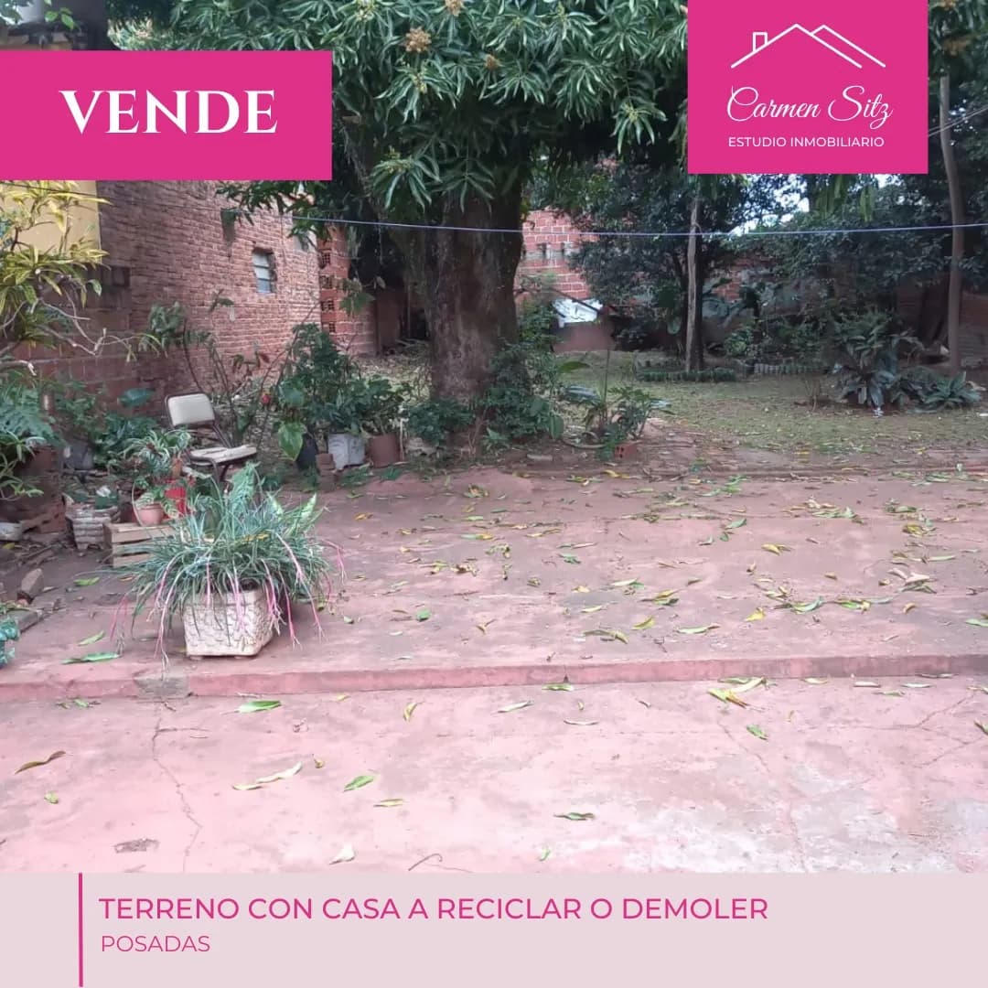 Terreno con casa a reciclar