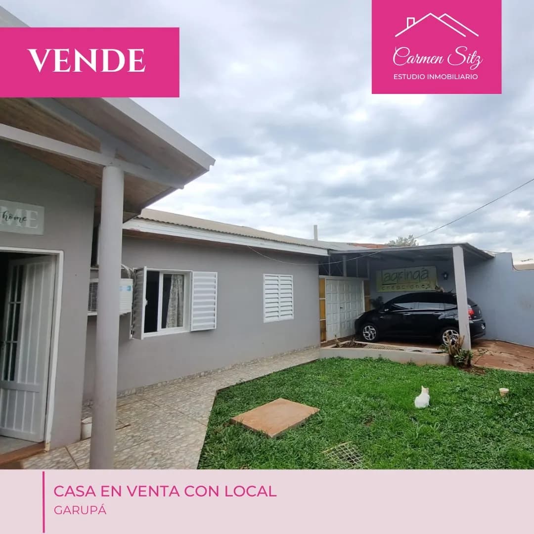 Casa en venta con jardín