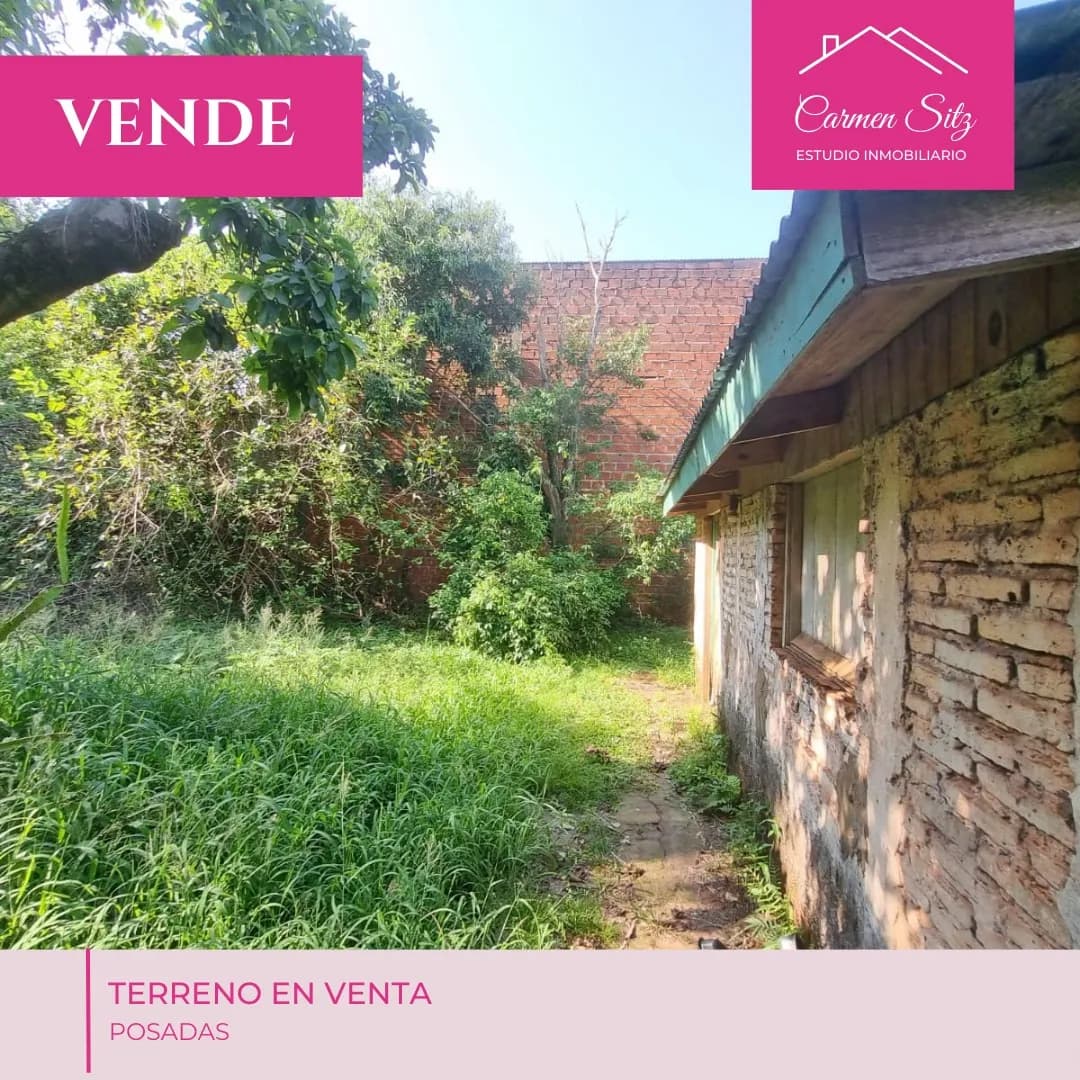 Terreno en venta con casa rústica