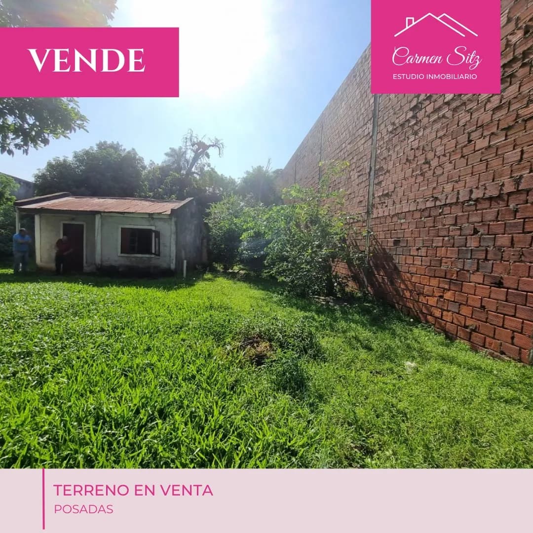 Terreno en venta con casa antigua
