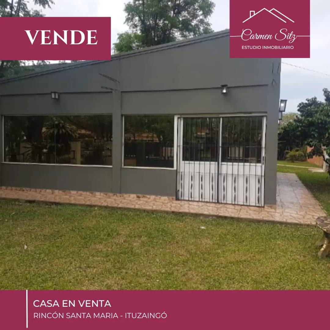 Casa en venta con jardín