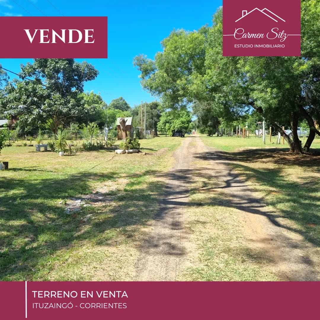 Terreno arbolado en venta en Ituzaingó