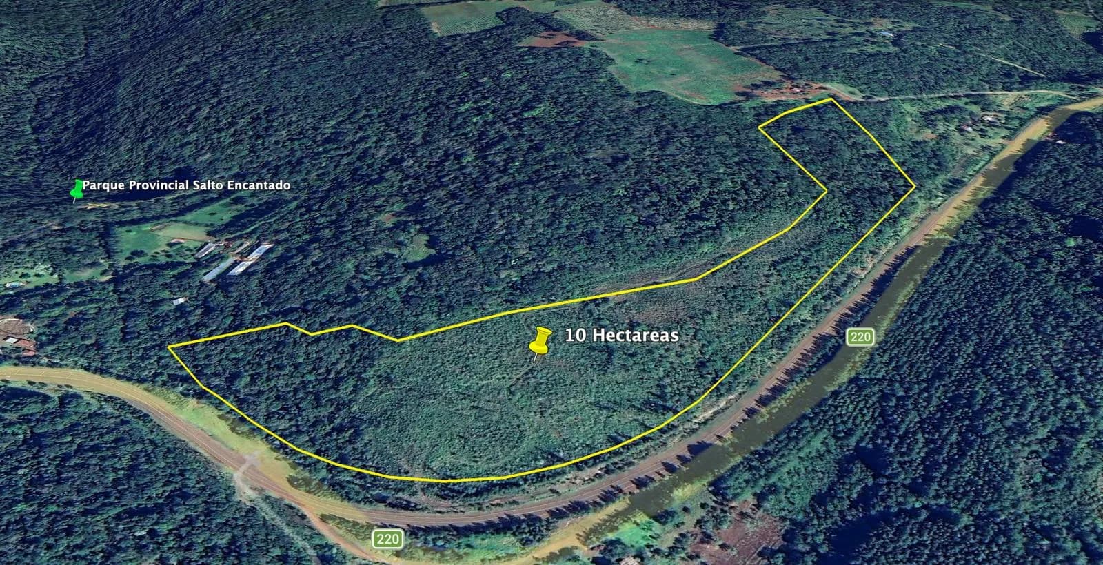En Venta Chacra de 10 hectareas, Pegado al Parque Salto Encantado, Misiones