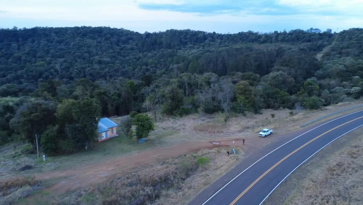 En Venta Chacra de 54 hectáreas con Casa sobre Ruta 14 en Piñalito Sur, Misiones