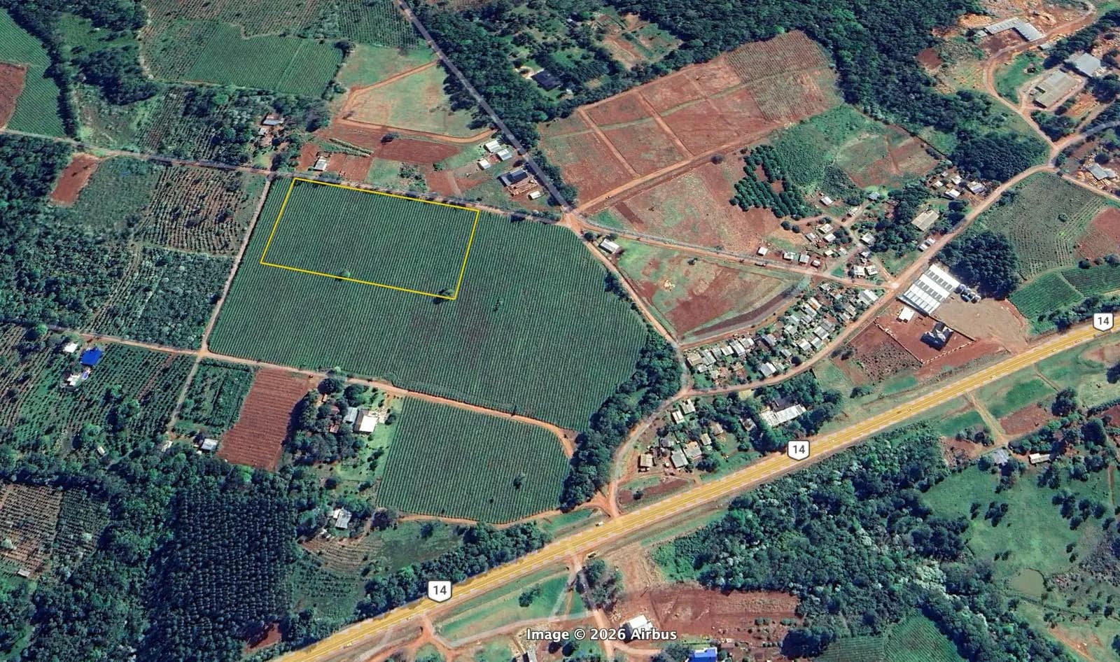 En Venta Chacra de 1,8 ha a metros de la Ruta 14 en San Vicente, Misiones