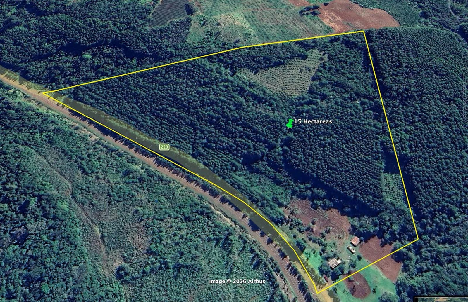 En Venta Chacra de 15 hectareas, Pegado al Parque Salto Encantado, Misiones