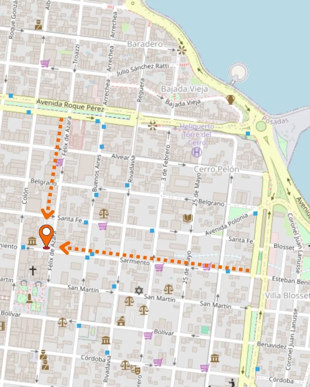Mapa de ubicación de la propiedad