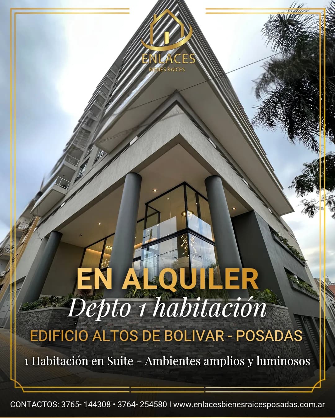 Departamento de una habitación en alquiler