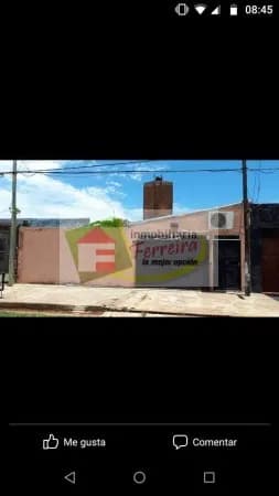 Fachada de casa de una planta