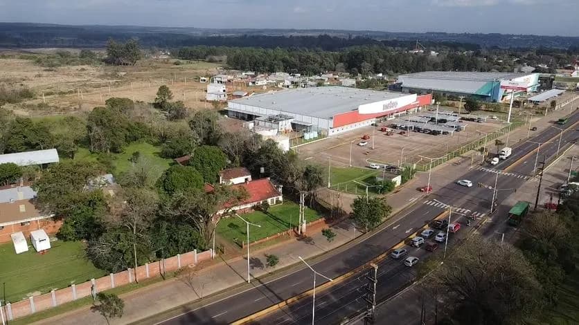 Vista aérea de propiedad comercial