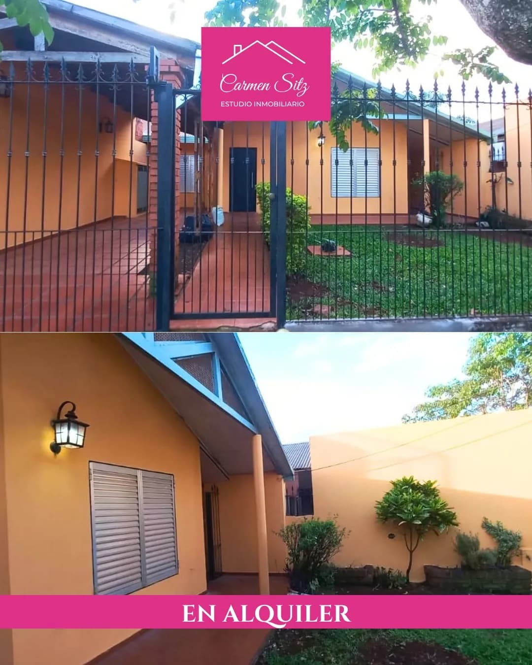 Casa en alquiler con jardín