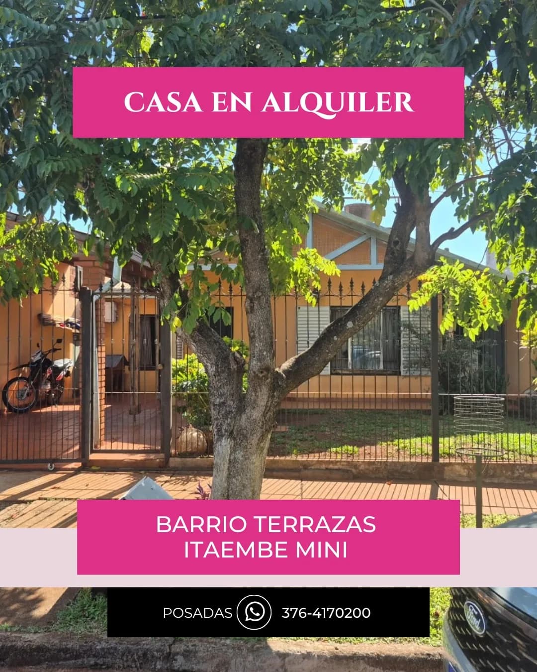 Casa en alquiler en Posadas