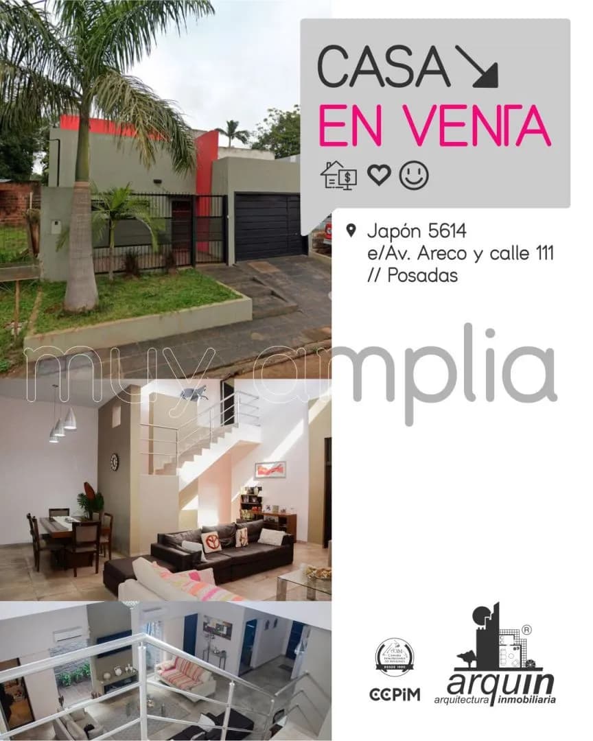 GRAN CASA MINIMALISTA, DE 3 DORMITORIOS!!!