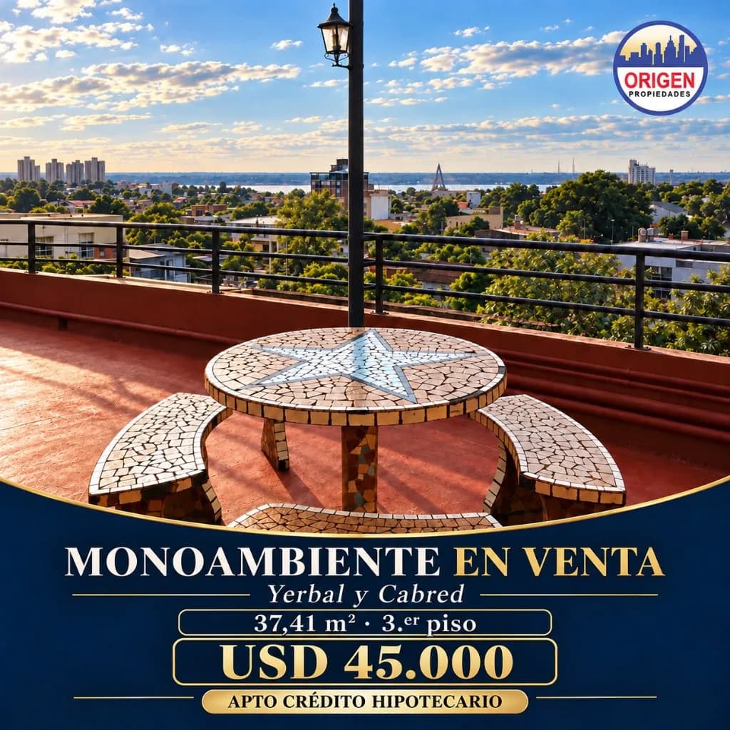 Monoambiente en venta