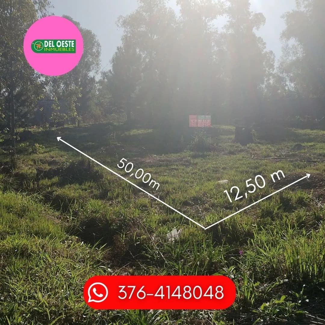Venta Lote en Candelaria 12,50 X 50,00