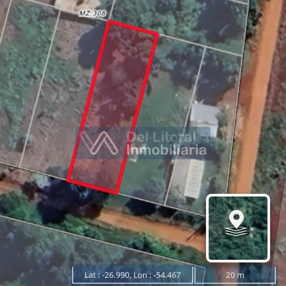 TERRENO DE 513M2 EN BARRIO LOS LAPACHOS- A 1/2 CUADRA DEL FUTURO POLIDEPORTIVO