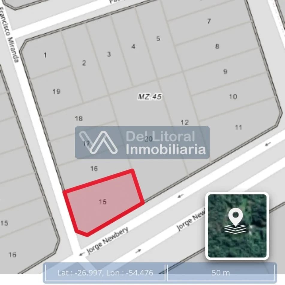 TERRENO ESQUINERO EN EXCELENTE UBICACION-SAN VICENTE, MNS-