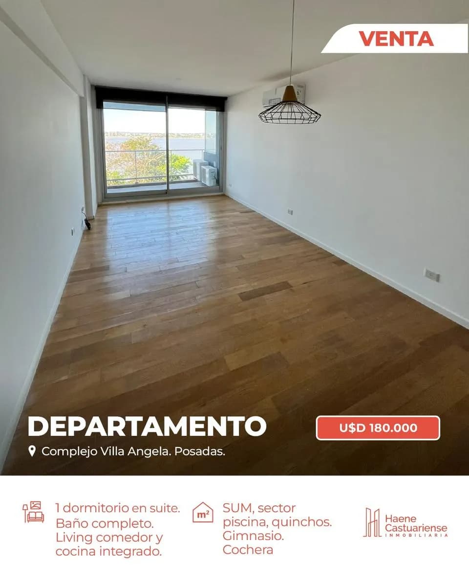 Departamento en venta de un dormitorio en Villa Sarita