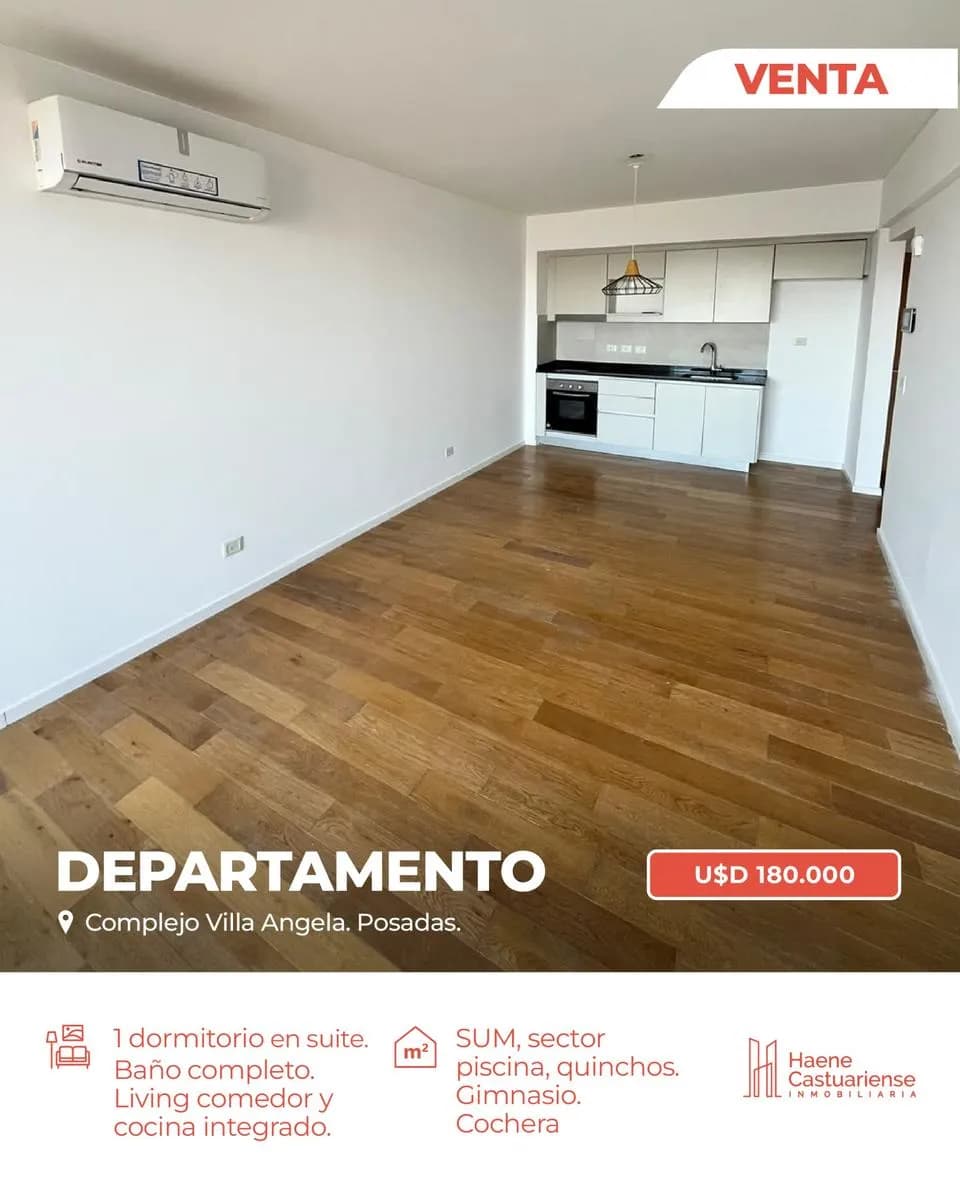 Departamento en venta de un dormitorio en Villa Sarita