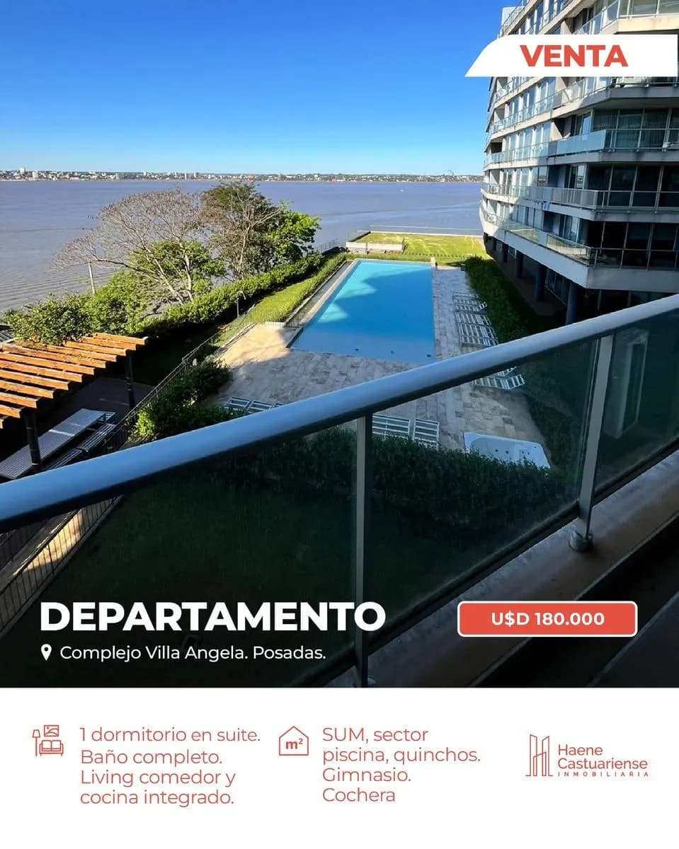 Departamento en venta de un dormitorio en Villa Sarita