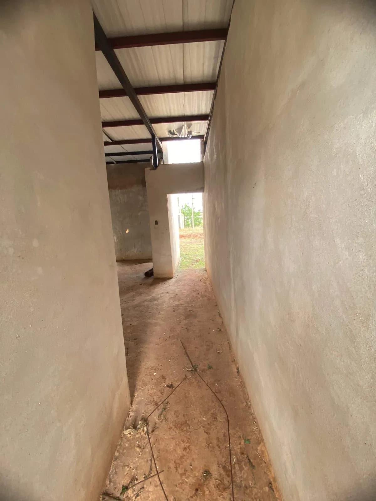 Interior de propiedad en construcción
