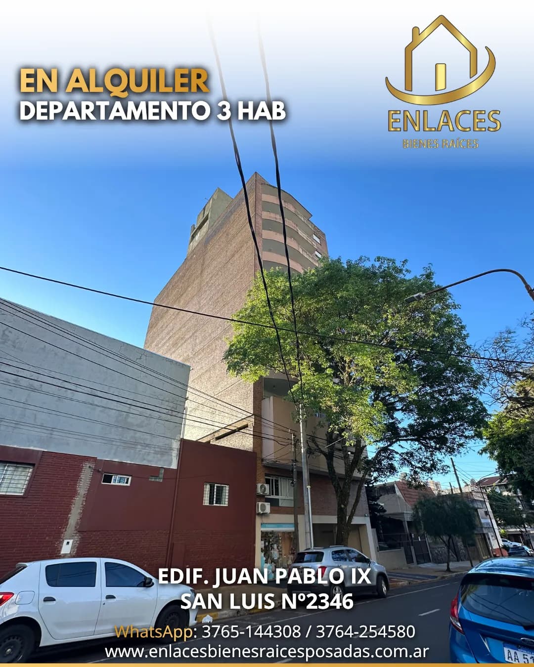 Edificio de departamentos en alquiler