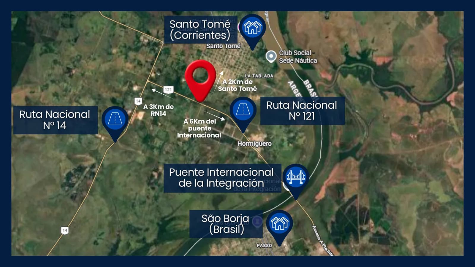 Mapa de ubicación de la propiedad