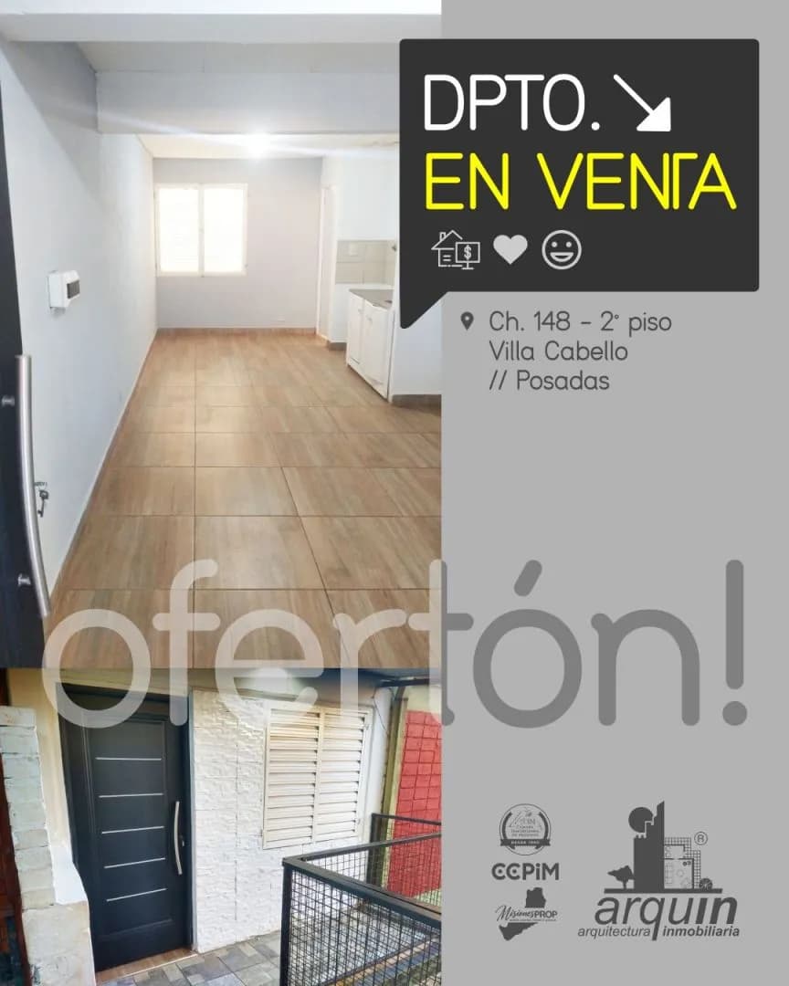 Departamento en venta en Posadas