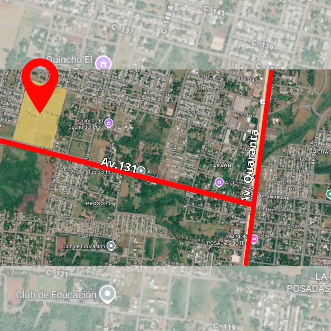 Lote en Venta en B° Punta  Pora, Itaembe Mini, con 300 m2.