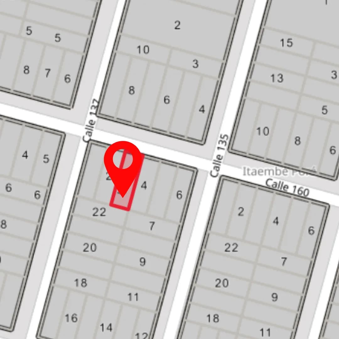 Lote en Venta en B° Punta  Pora, Itaembe Mini, con 300 m2.
