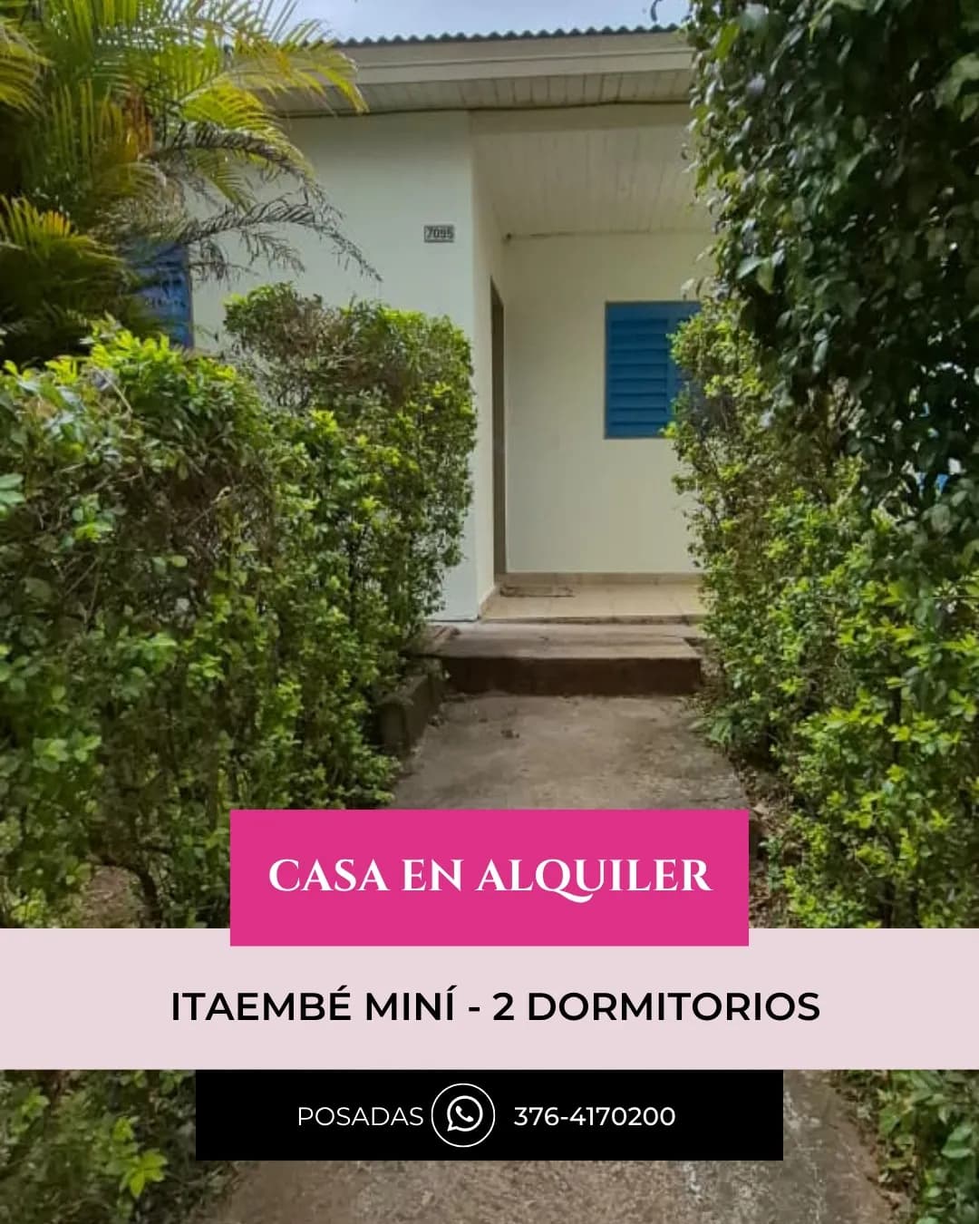 Casa en alquiler con dos dormitorios