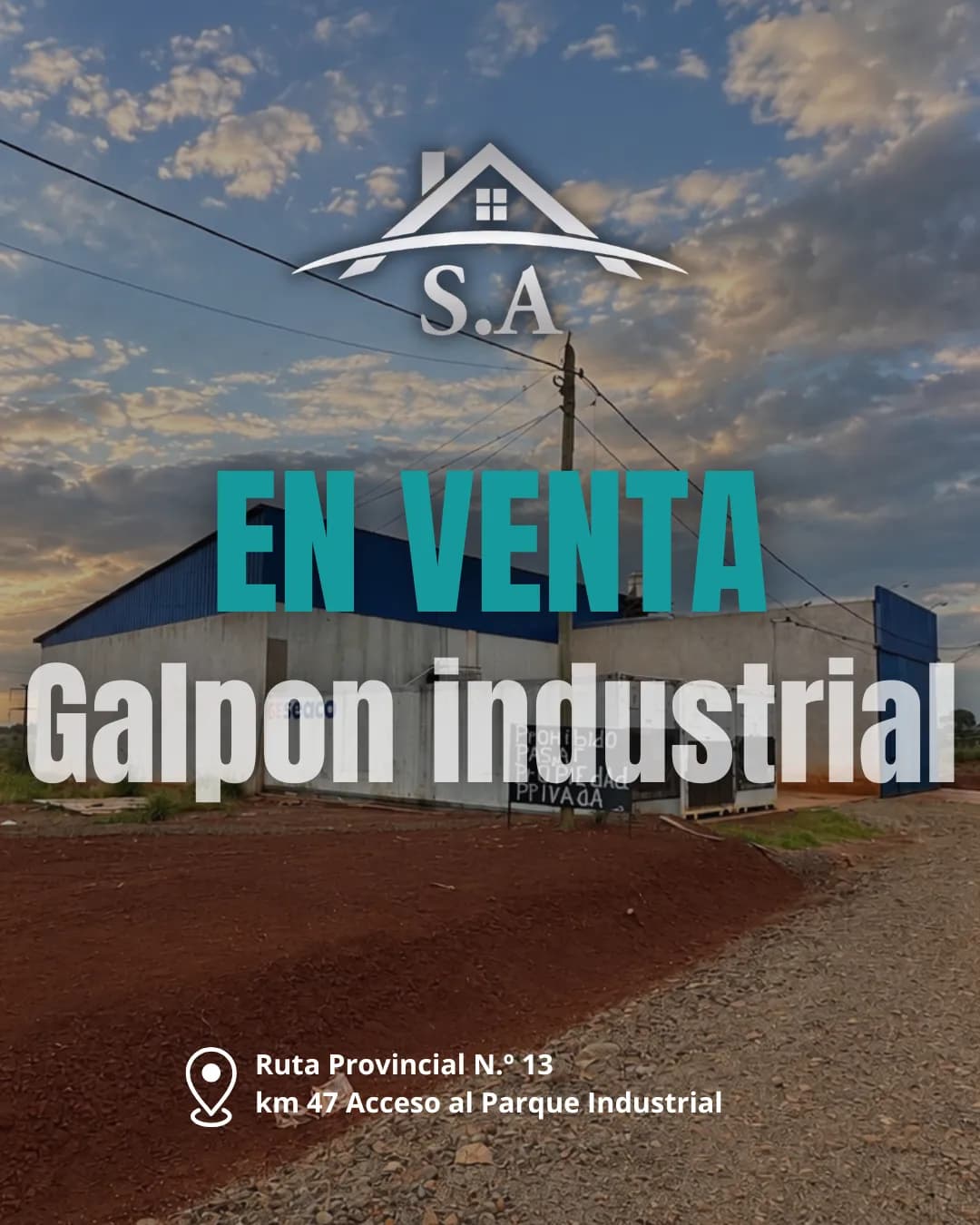Galpón industrial en venta