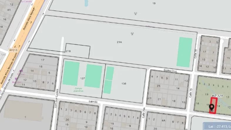 Plano de ubicación del terreno