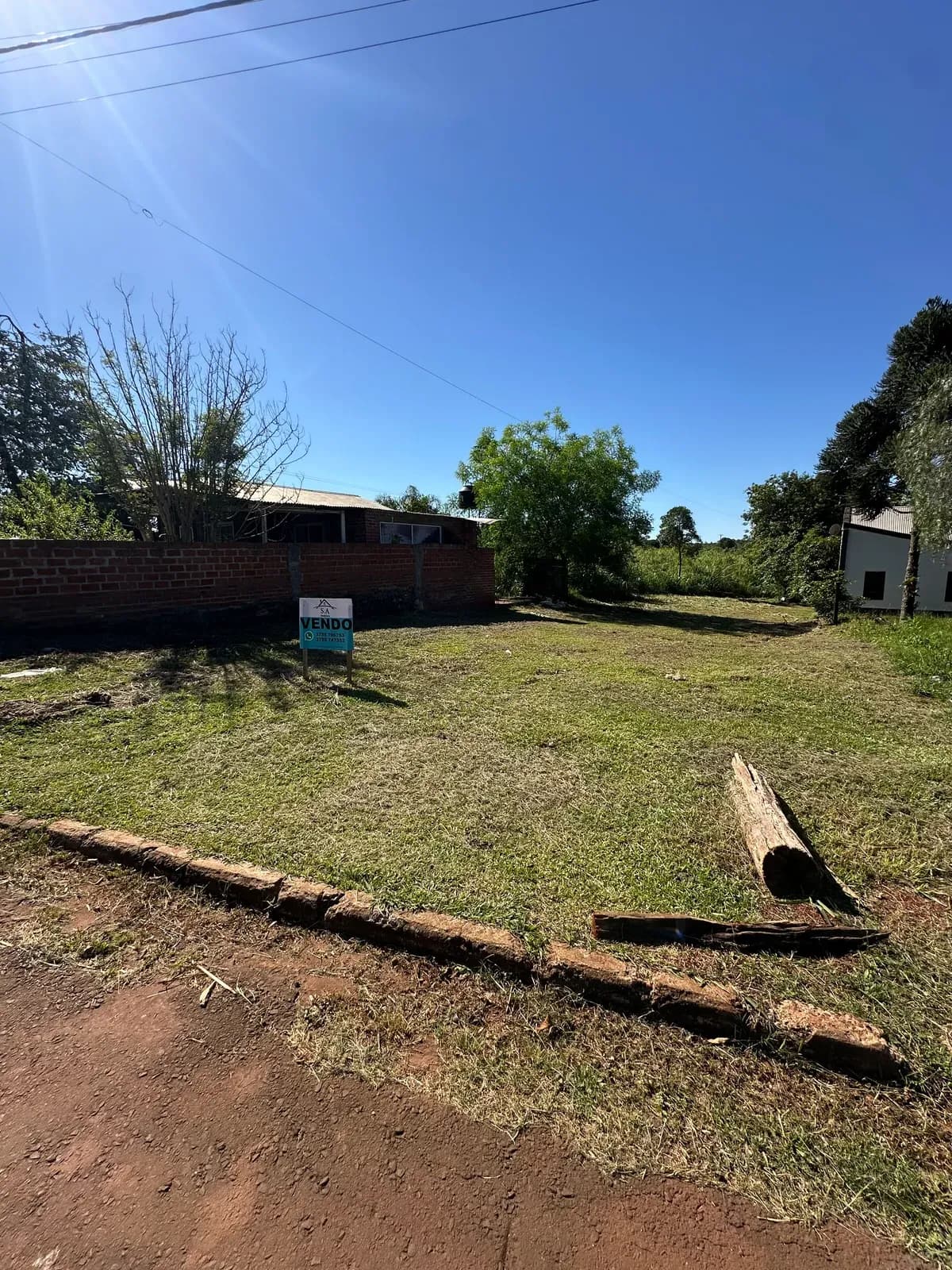 Terreno en venta con cartel