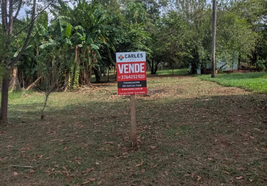 Amplio terreno en zona del Club Crucero del Norte (Garupá) a 25 minutos del centro de Posadas